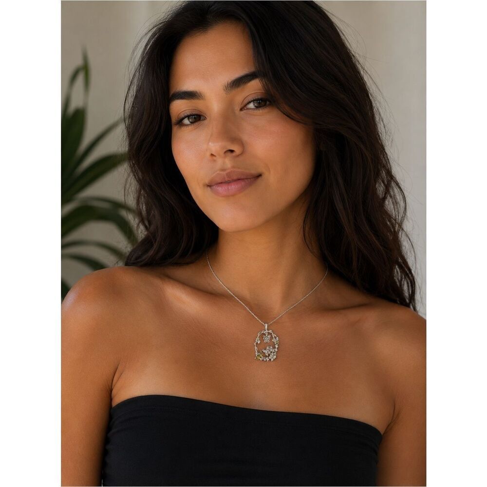 Elegant Silver Necklace A1381